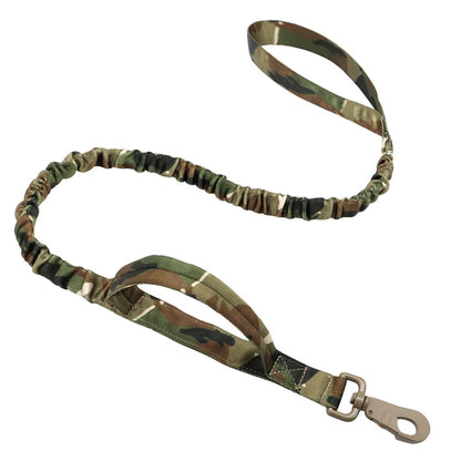 🐾 Military Tactical Dog Leash with Dual Handles