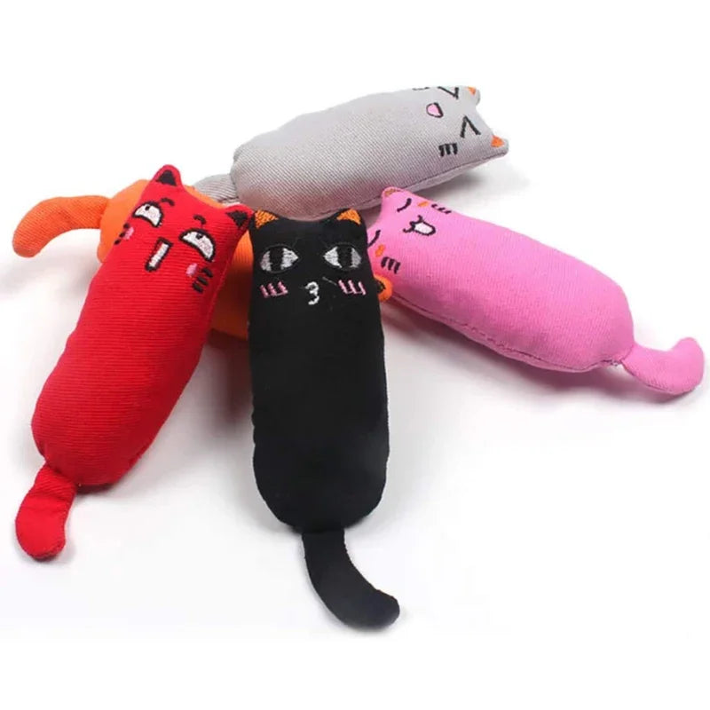 🐱 Cute Catnip Plush Toy with Crinkle Sound for Cats & Kittens