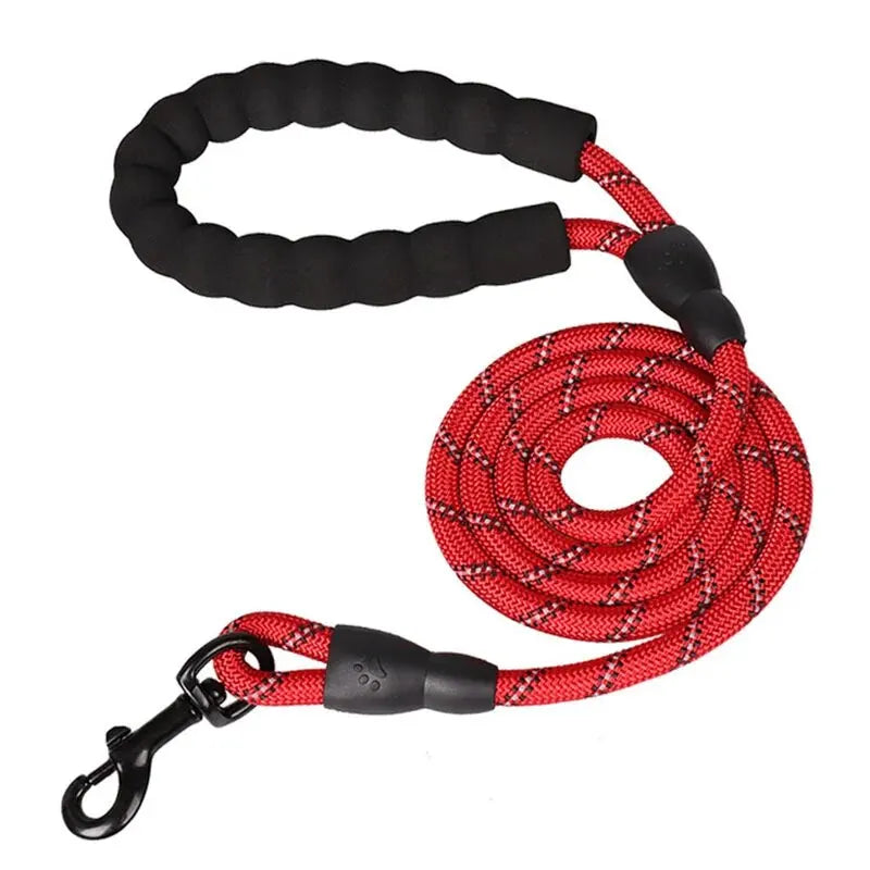 🐾 Reflective Heavy-Duty Dog Leash with Padded Handle for Strong Dogs