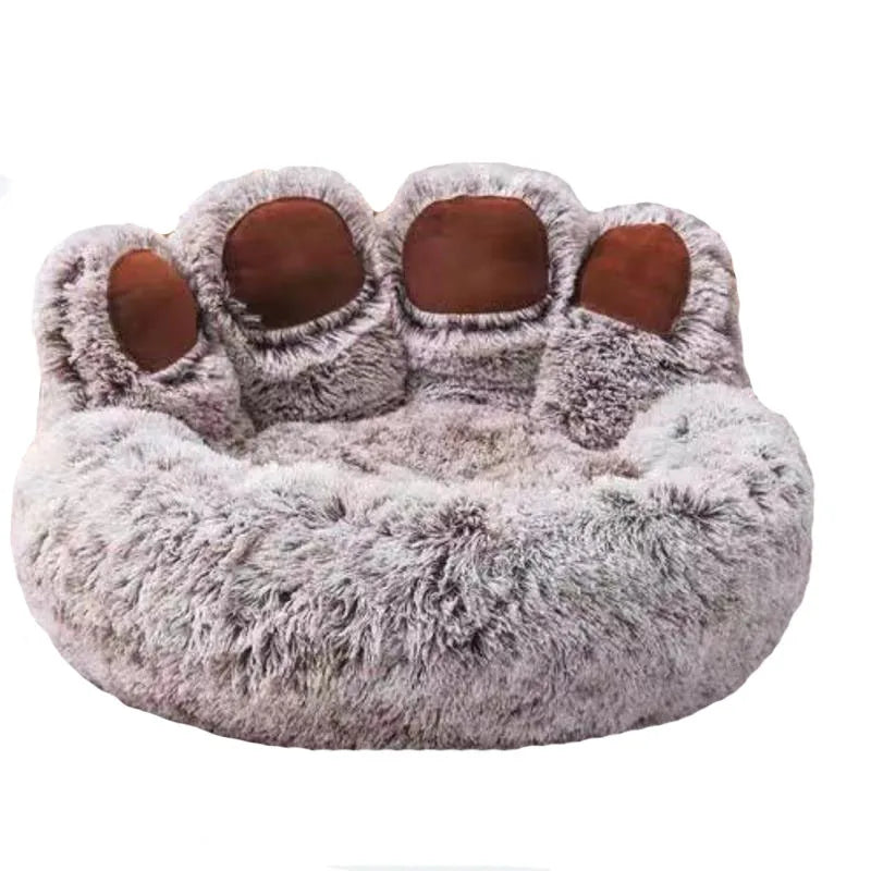 ☁️ Fluffy Winter Warm Pet Bed for Dogs & Cats