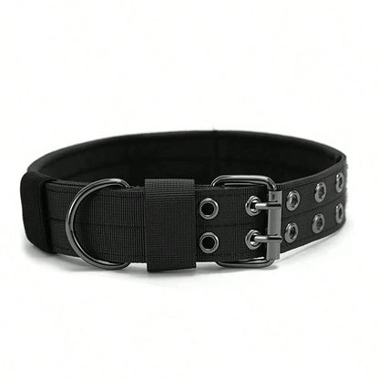 🐾 Durable Nylon Tactical Dog Collar for Medium & Large Dogs – Training, Walking & Working