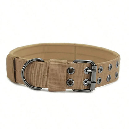 🐾 Durable Nylon Tactical Dog Collar for Medium & Large Dogs – Training, Walking & Working