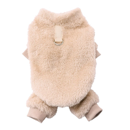 🧵 Cozy Fleece Dog Pajama Jumpsuit for Small & Medium Dogs