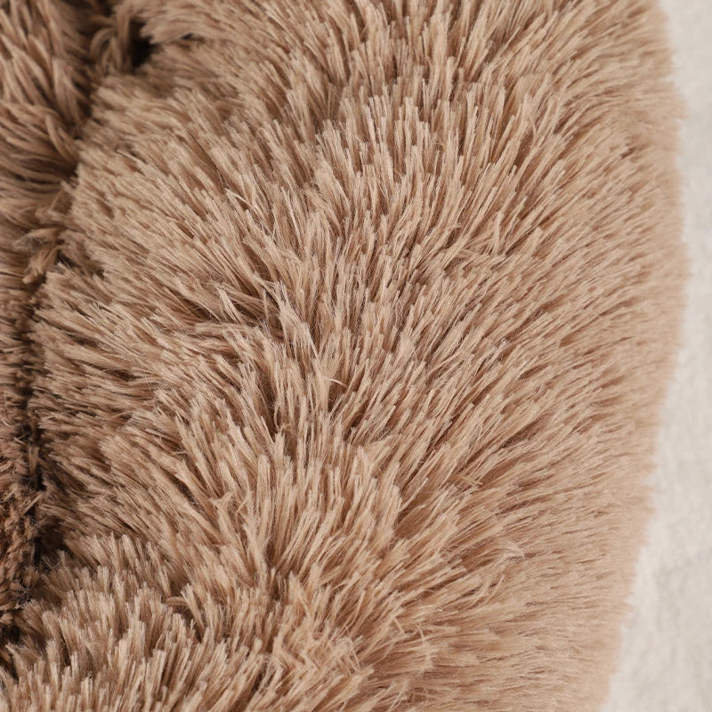 ☁️ Fluffy Winter Warm Pet Bed for Dogs & Cats