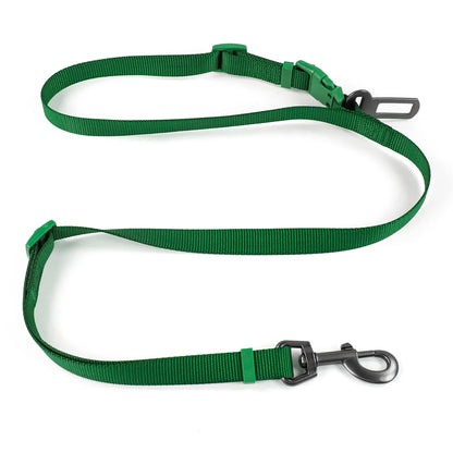 🐾 Adjustable Dog Car Seat Belt & Multi-Purpose Leash