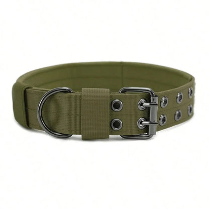 🐾 Durable Nylon Tactical Dog Collar for Medium & Large Dogs – Training, Walking & Working