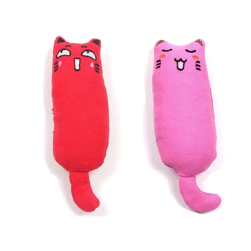 🐱 Cute Catnip Plush Toy with Crinkle Sound for Cats & Kittens