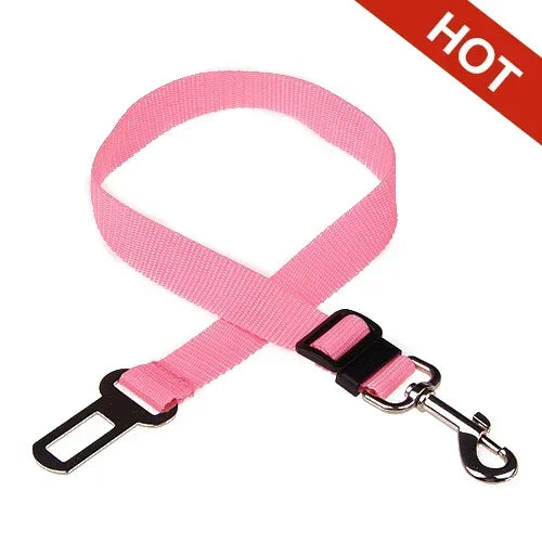 🐾 Adjustable Pet Car Seat Belt with Safety Clip for Dogs & Cats
