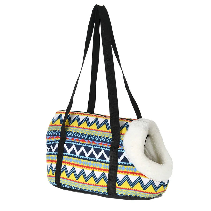 🎒 Classic Soft Pet Carrier Sling Bag for Small Dogs & Cats