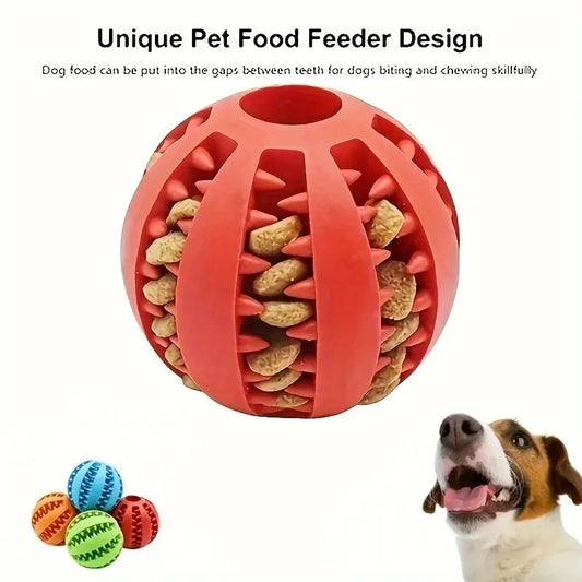 🐾 Bite-Resistant Treat Dispensing Dog Toy Ball for Interactive Play