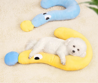 ☁️U-Shaped Pet Neck & Head Support Pillow for Dogs & Cats