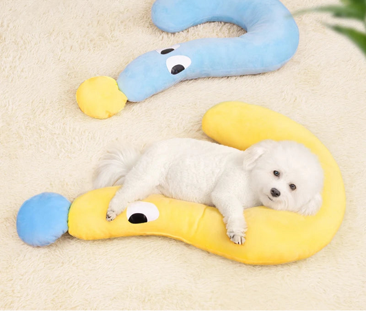 ☁️U-Shaped Pet Neck & Head Support Pillow for Dogs & Cats