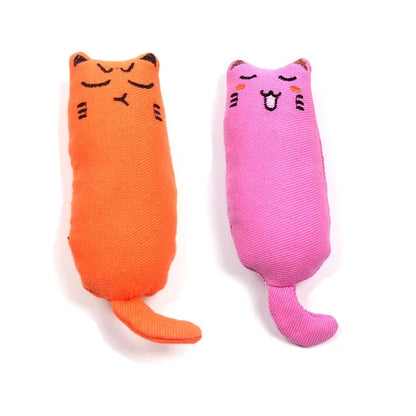 🐱 Cute Catnip Plush Toy with Crinkle Sound for Cats & Kittens