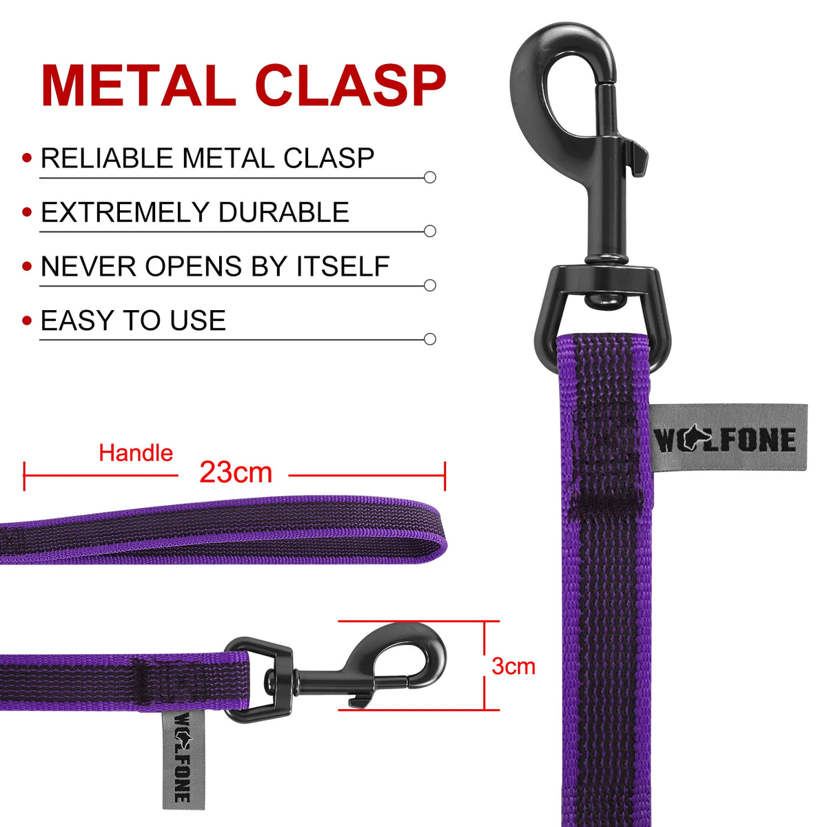 🐾 Long Dog Training Leash 1.5–15M (5–49FT) for Small, Medium & Large Dogs