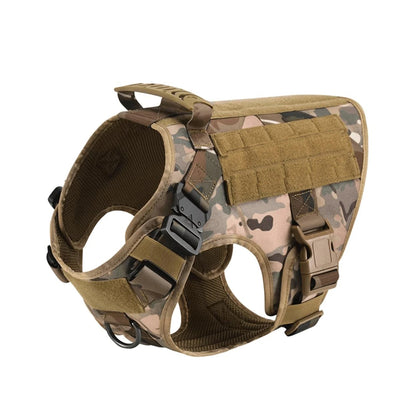 🐾 Military Tactical Dog Harness for Medium & Large Dogs