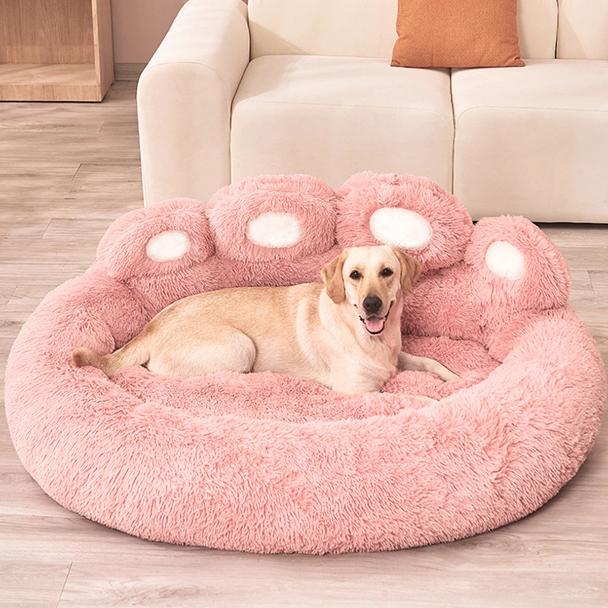 ☁️ Fluffy Winter Warm Pet Bed for Dogs & Cats