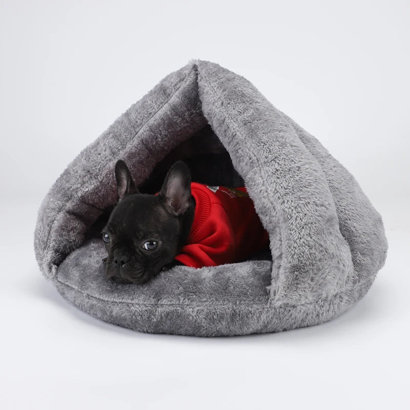 🏠SURLYPETS Warm Washable Plush Dog Bed for Small, Medium & Large Dogs & Cats