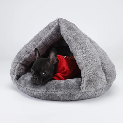 🏠SURLYPETS Warm Washable Plush Dog Bed for Small, Medium & Large Dogs & Cats