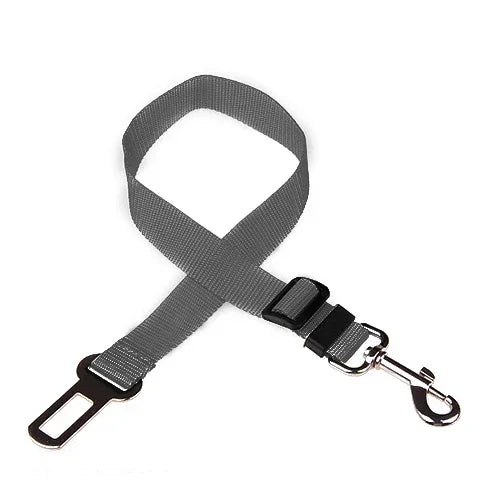 🐾 Adjustable Pet Car Seat Belt with Safety Clip for Dogs & Cats