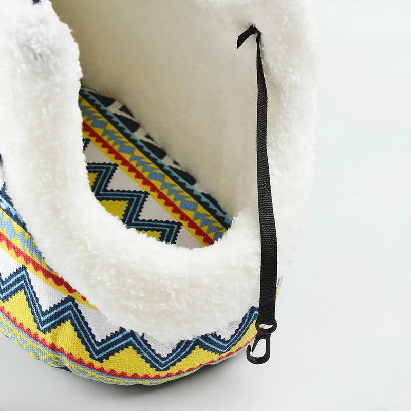 🎒 Classic Soft Pet Carrier Sling Bag for Small Dogs & Cats