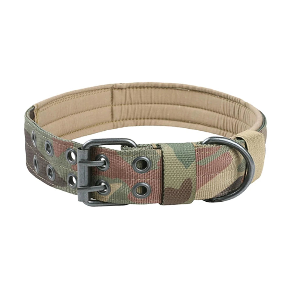 🐾 Durable Nylon Tactical Dog Collar for Medium & Large Dogs – Training, Walking & Working