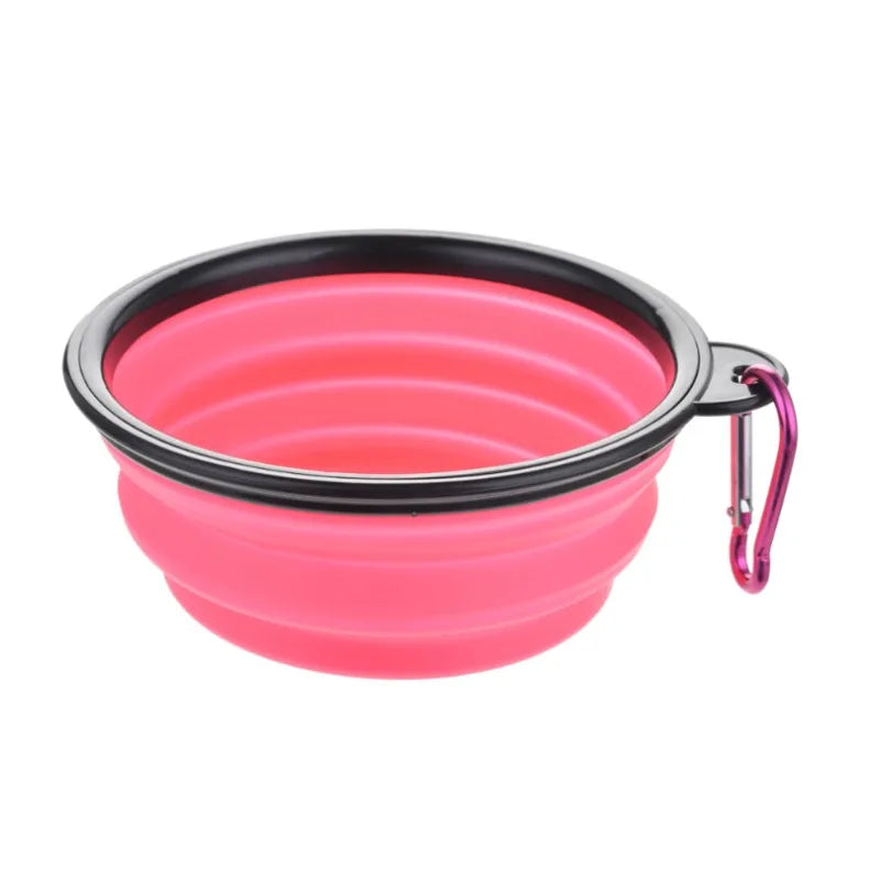 🐾 Collapsible Pet Food & Water Bowl for Dogs & Cats