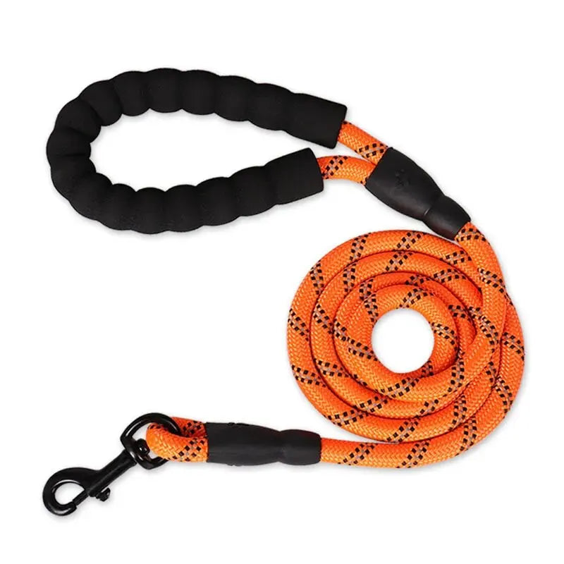 🐾 Reflective Heavy-Duty Dog Leash with Padded Handle for Strong Dogs