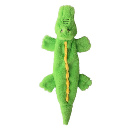🐾 Funny Stuffingless Plush Squeaky Dog Toy with Crinkle Sound