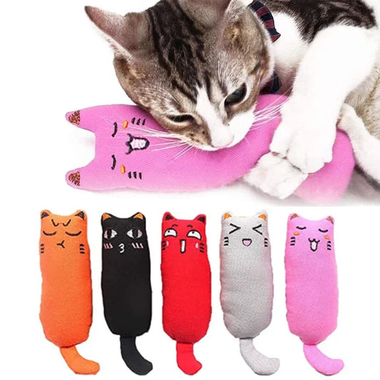 🐱 Cute Catnip Plush Toy with Crinkle Sound for Cats & Kittens