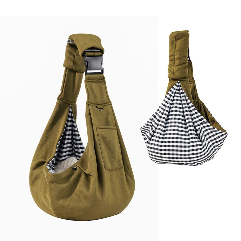 🐾Crossbody Sling Carrier Bag for Small & Medium Dogs & Cats