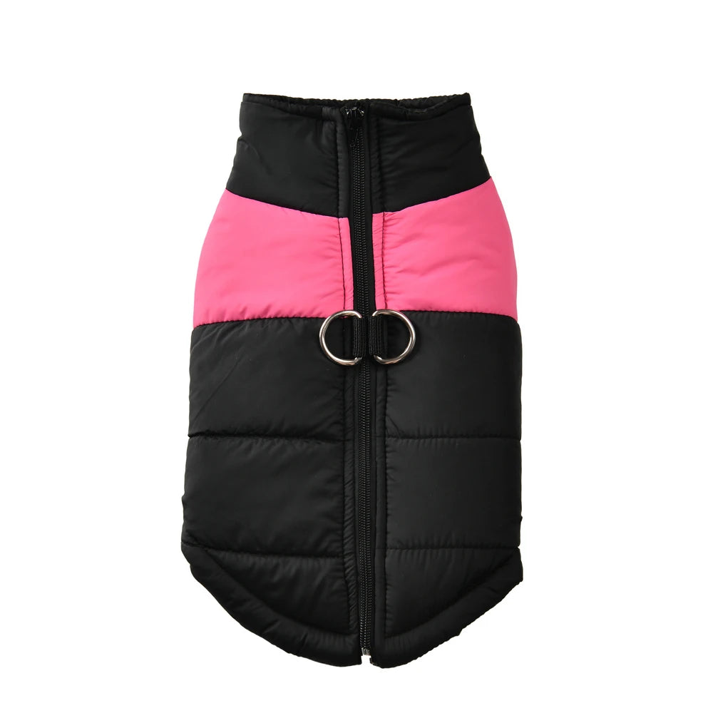 🧵 Warm Windproof & Waterproof Dog Jacket with D-Ring for Small & Large Dogs XS ~ 6XL