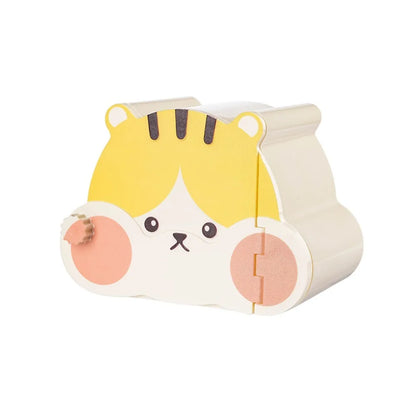 🐹 Cartoon Hamster Hideout House with Magnetic Door & Viewing Window