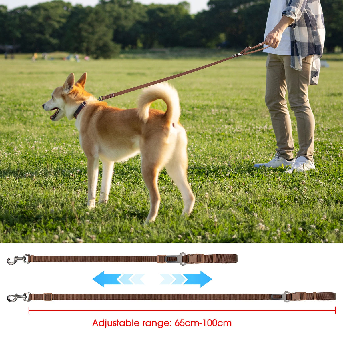 🐾 Adjustable Dog Car Seat Belt & Multi-Purpose Leash