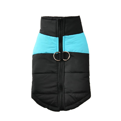 🧵 Warm Windproof & Waterproof Dog Jacket with D-Ring for Small & Large Dogs XS ~ 6XL