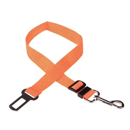 🐾 Adjustable Pet Car Seat Belt with Safety Clip for Dogs & Cats