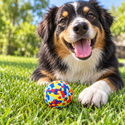 🐾 7.5cm High-Elasticity Floating Dog Toy Ball for Outdoor Play & Training