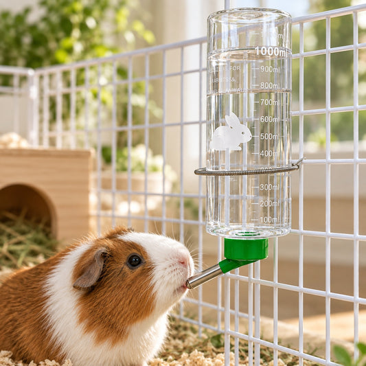 🐹 1000ml Hanging Water Bottle Dispenser for Rabbits & Small Pets