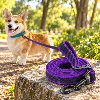 🐾 Long Dog Training Leash 1.5–15M (5–49FT) for Small, Medium & Large Dogs