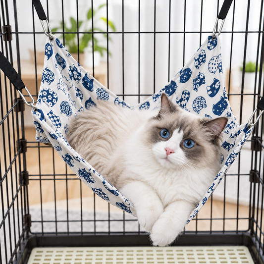🐱 Adjustable Hanging Cat Hammock & Swing Bed